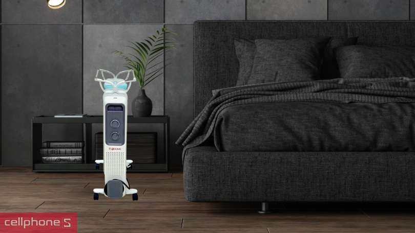 Máy sưởi dầu FUJIHOME OH849 đa năng, làm nóng siêu tốc, an toàn cho phòng kín