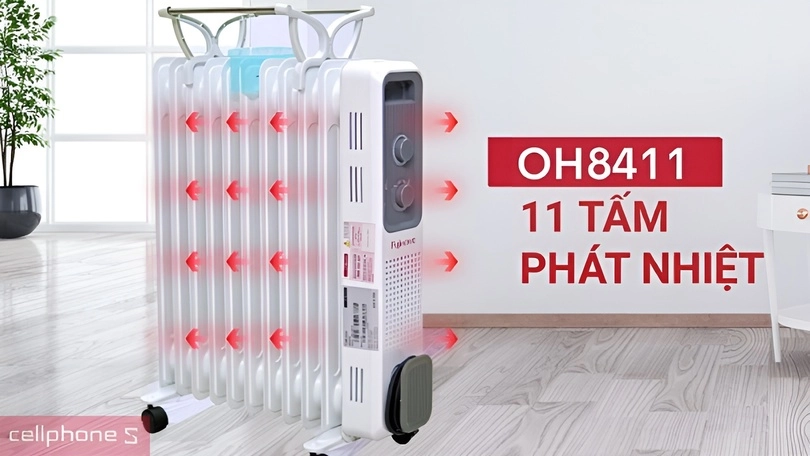 Các dòng máy sưởi FujiHome phổ biến trên thị trường hiện nay