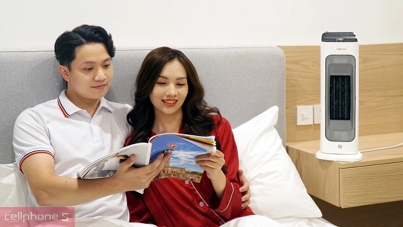 Máy sưởi gốm Ceramic để bàn Fujihome FH1000 - Giải pháp tân tiến mang đến không gian sống ấm áp