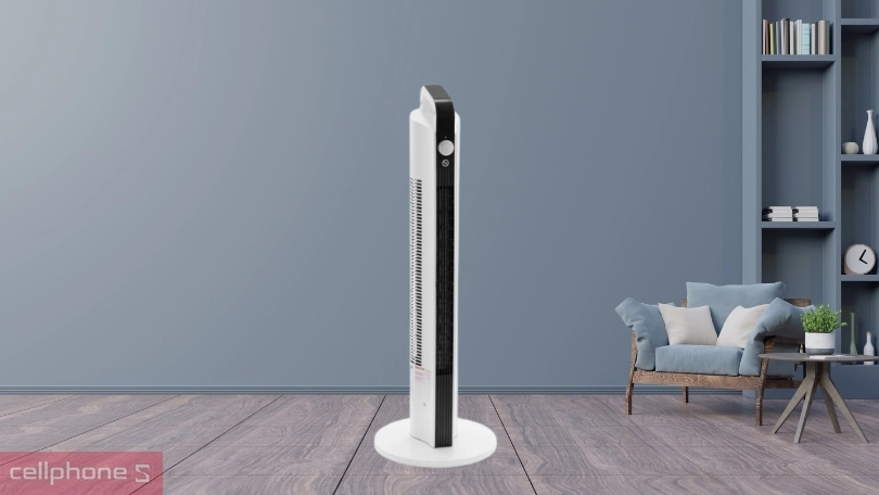 Máy sưởi gốm Ceramic để bàn Fujihome FH2000M - Kiểu dáng nhỏ gọn, hiệu suất làm ấm nhanh.