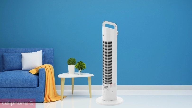 Máy sưởi gốm Ceramic để bàn Fujihome FH2000M - Kiểu dáng nhỏ gọn, hiệu suất làm ấm nhanh.