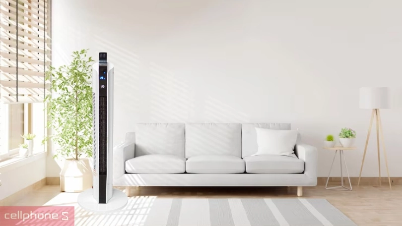Máy sưởi gốm Ceramic để sàn Fujihome FH2000 – Đa chức năng, sưởi ấm hiệu quả