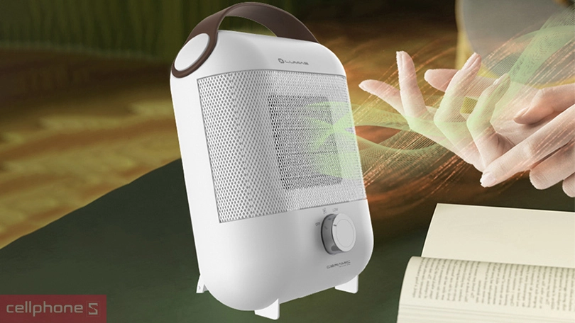 Tính năng thông minh trên máy sưởi gốm Lumias H08 1500W