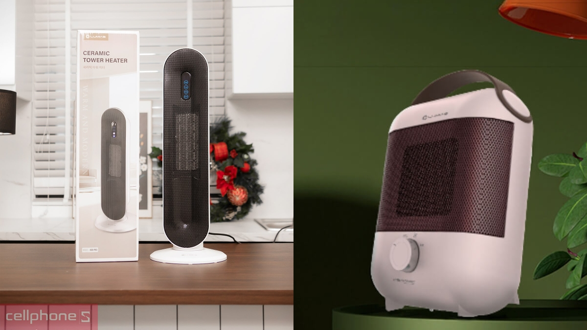 So sánh sưởi tháp Lumias H08 Pro và Lumias H08