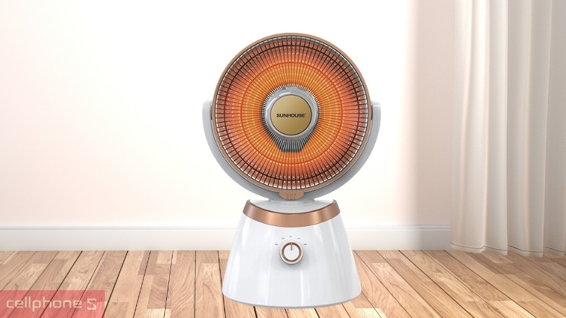 Vì sao nên mua quạt sưởi đèn carbon Sunhouse SHD7008