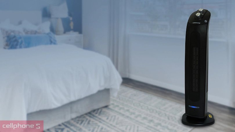 Các tính năng an toàn đi kèm của quạt sưởi gốm Ceramic Sunhouse SHD7071