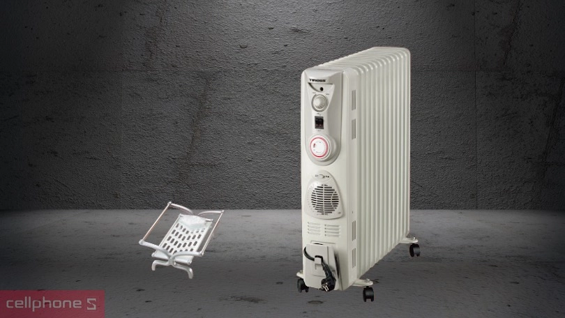 Máy sưởi dầu Tiross 13 thanh TS926 - Công suất lớn, tích hợp nhiều tiện ích