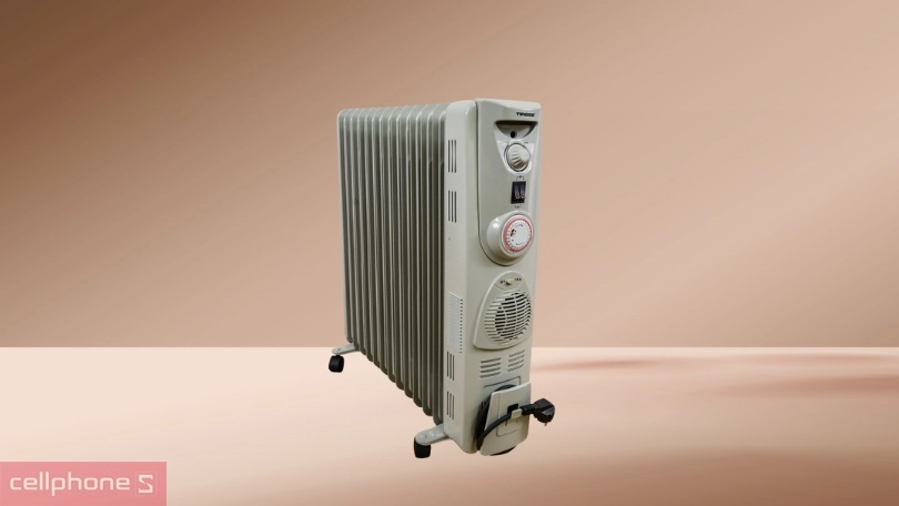 Máy sưởi dầu Tiross 13 thanh TS926 - Công suất lớn, tích hợp nhiều tiện ích