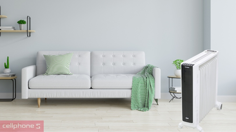 Máy sưởi dầu Tiross 15 thanh TS9215 -Trang bị đến 15 thanh sưởi và 3 chế độ điều chỉnh nhiệt