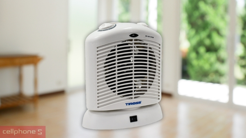 Các tính năng an toàn đi kèm của quạt sưởi mini Tiross hai chiều TS946