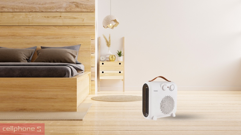 Công suất vận hành của quạt sưởi mini Tiross TS9445