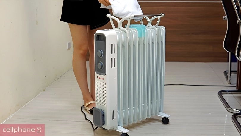 Các loại máy sưởi mini phổ biến