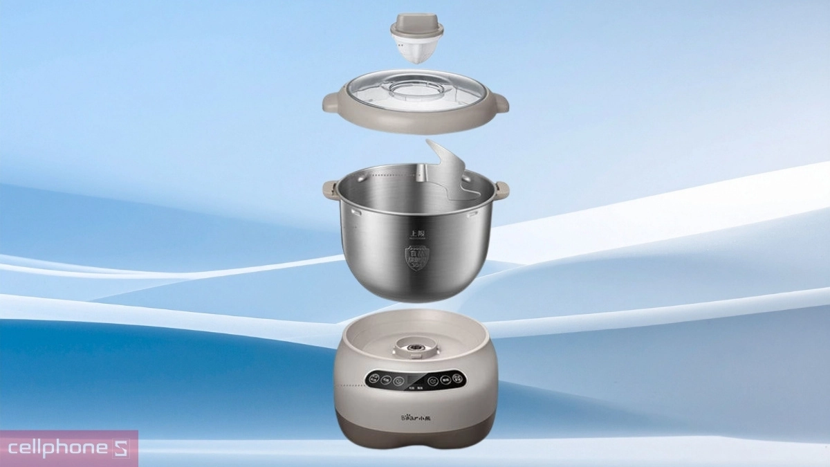 Nắp ép chữ thập của Máy trộn bột Bear 7L DM-B70V1