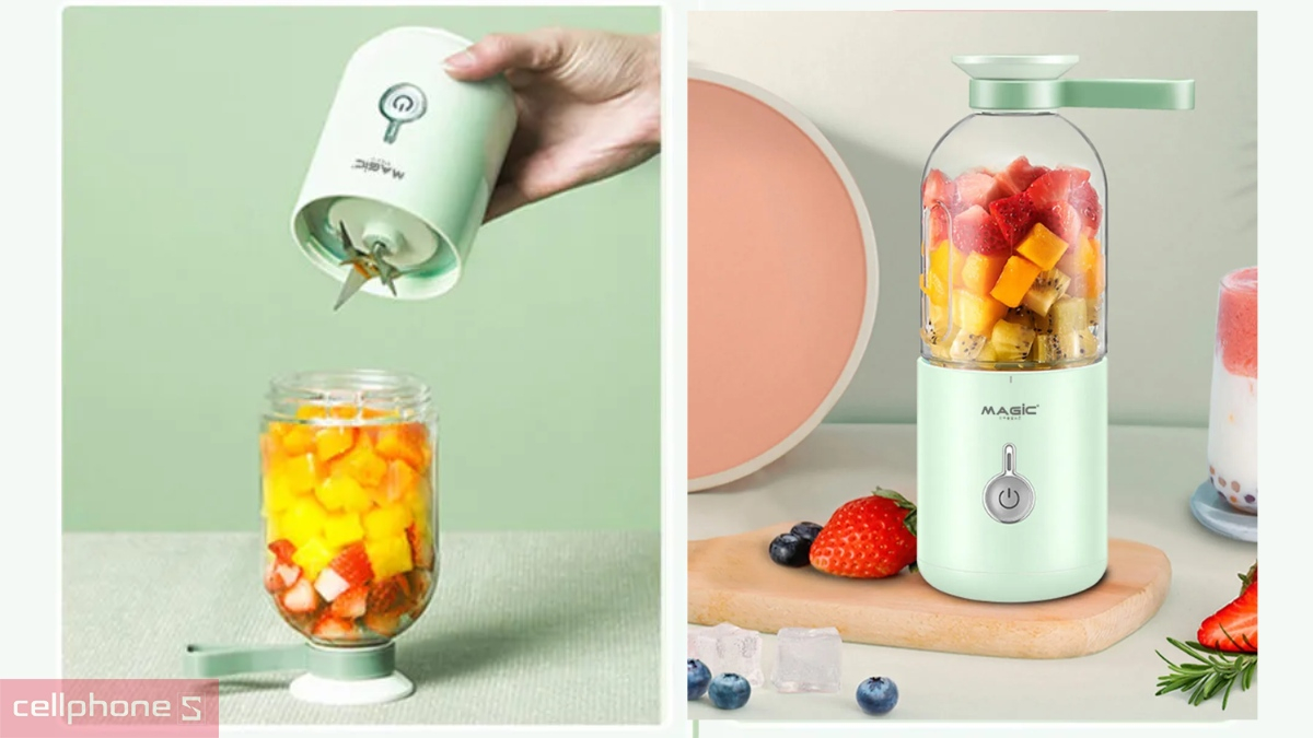 Khả năng hỗ trợ tháo lắp dễ dàng của máy xay mini Magic A-020