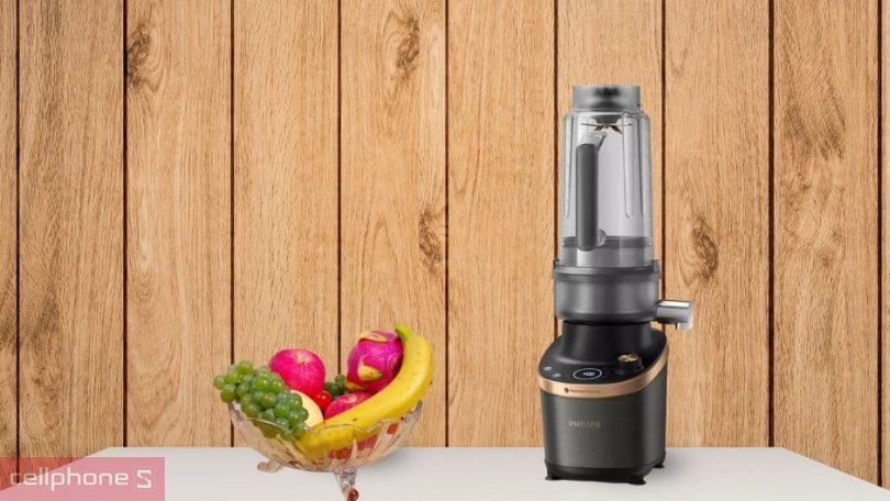 Máy xay và ép Philips HR3770 - Hệ thống lọc hiện đại, thiết kế cối xay tiên tiến