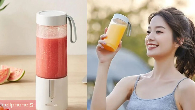 Thời lượng hoạt động của máy xay sinh tố cầm tay Bear B35V1 có sạc