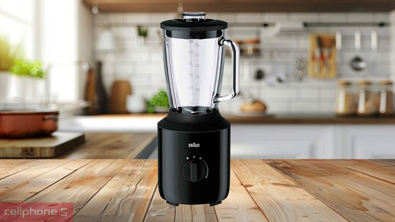 Thiết kế, dung tích máy xay sinh tố Braun JB3150BK