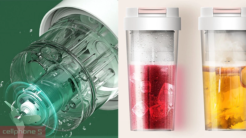 Máy xay sinh tố Deerma NU90 - Dung tích lớn đến 300ml 