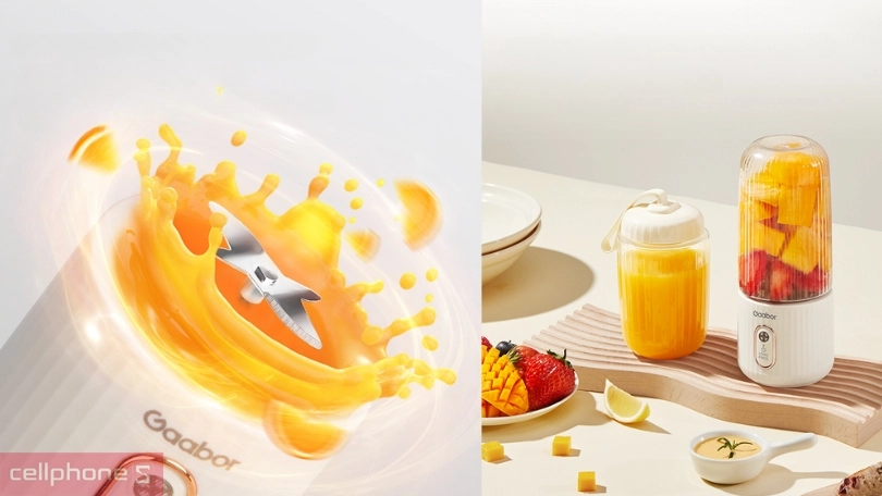 Máy xay sinh tố Gaabor FP03T-WH01A – Chế biến ly sinh tố yêu thích mọi lúc mọi nơi