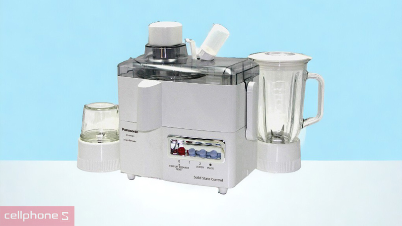 Chế độ hoạt động của máy xay ép đa năng Panasonic MJ-M176 3 cối