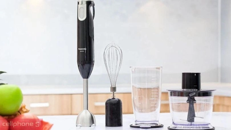 máy xay sinh tố Panasonic cầm tay gọn nhẹ, tiện lợi