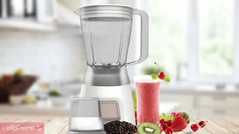 Máy xay đa năng Philips HR2056/00 2 cối - Công suất lớn lên đến 450W