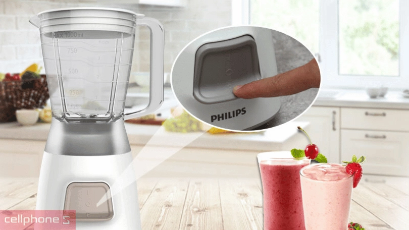 Máy xay đa năng Philips HR2056/00 2 cối - Công suất lớn lên đến 450W