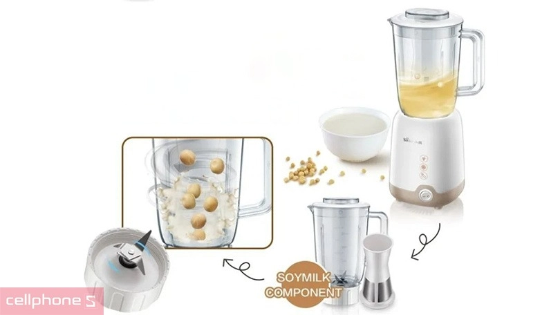 Thiết kế máy xay đa năng Bear LLJ-B08G2