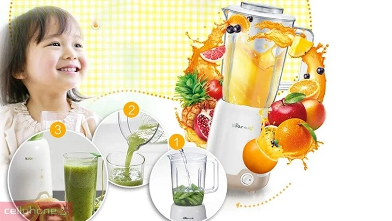 Thiết kế máy xay đa năng Bear LLJ-B08G2