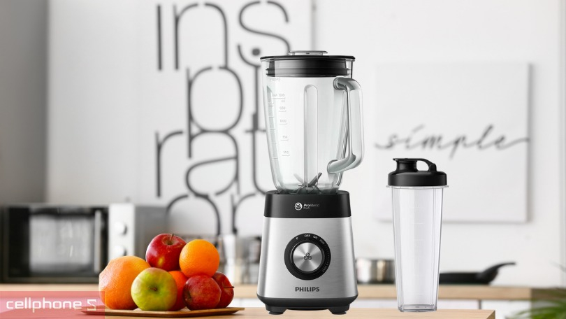 Công suất máy xay sinh tố Philips HR3573/90