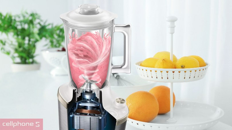Chức năng làm sạch máy xay sinh tố Philips HR3760/01