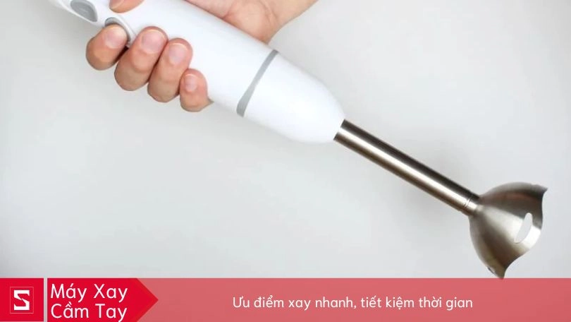 Máy xay sinh tố cầm tay tiết kiệm thời gian, xay nhanh