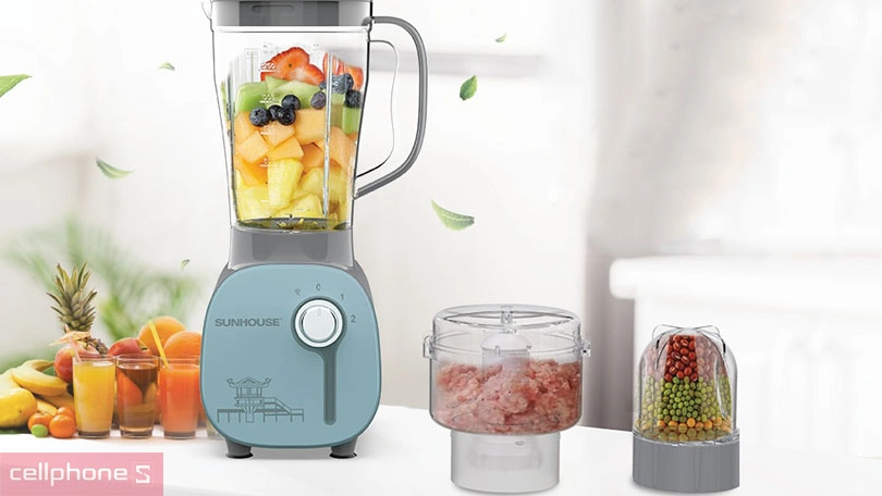 Máy xay Sunhouse phân loại theo đa di năng