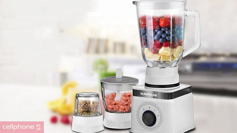 máy xay đa dạng tính năng trên thương hiệu Sunhouse