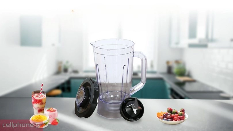 Dung tích máy xay sinh tố đủ cho gia đình lớn sử dụng