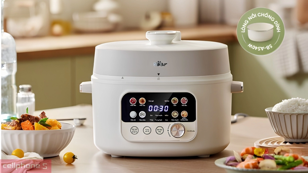 Công suất nồi áp suất Bear 4L SB-AS40W