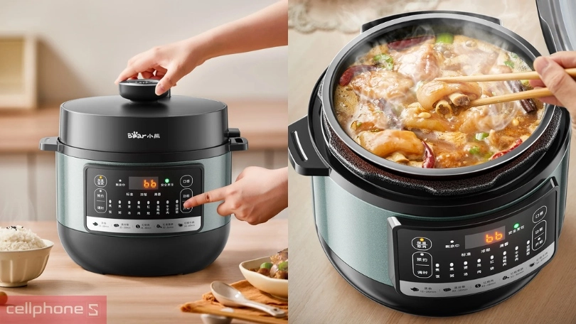 Vì sao nên mua nồi áp suất Bear YLB-C40Y7 4L