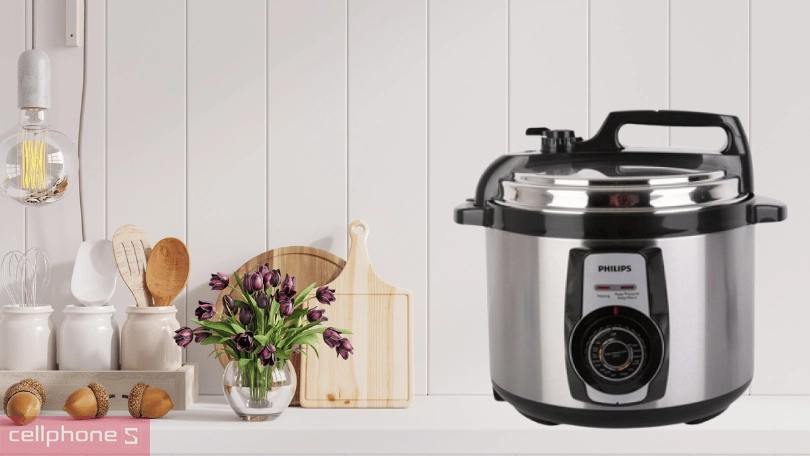 Thiết kế nồi áp suất đa năng Philips HD2103/66