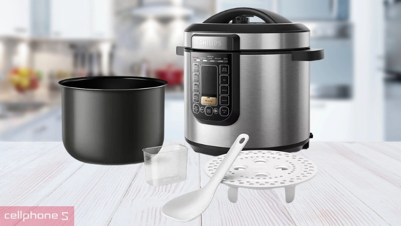 Vì sao nên mua nồi áp suất đa năng Philips HD2237/66