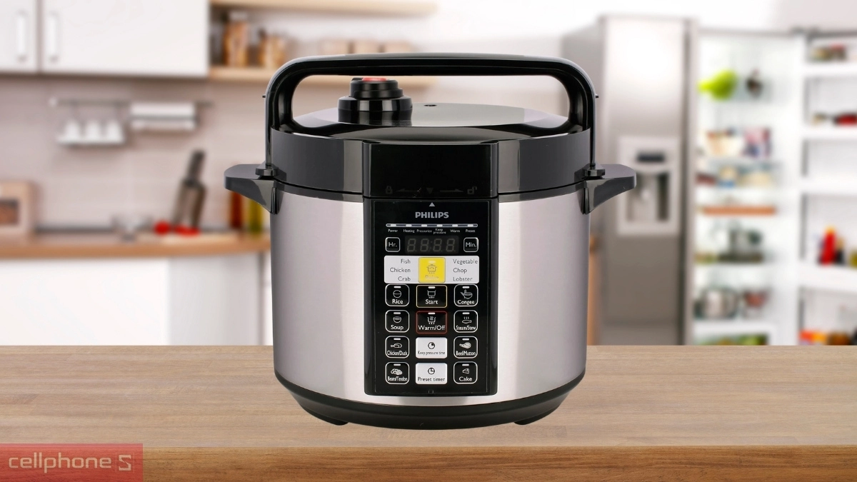 Công suất 980W mạnh mẽ cùng 14 chế độ nấu