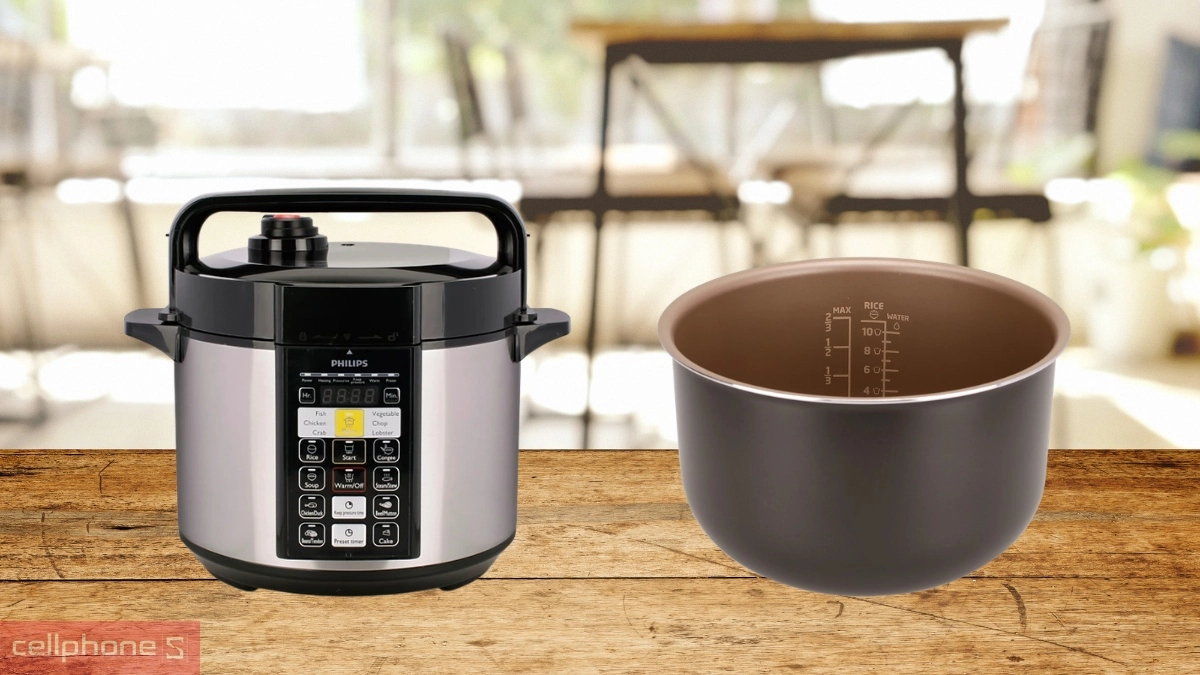 Bảng điều khiển nồi áp suất Philips HD2136/66