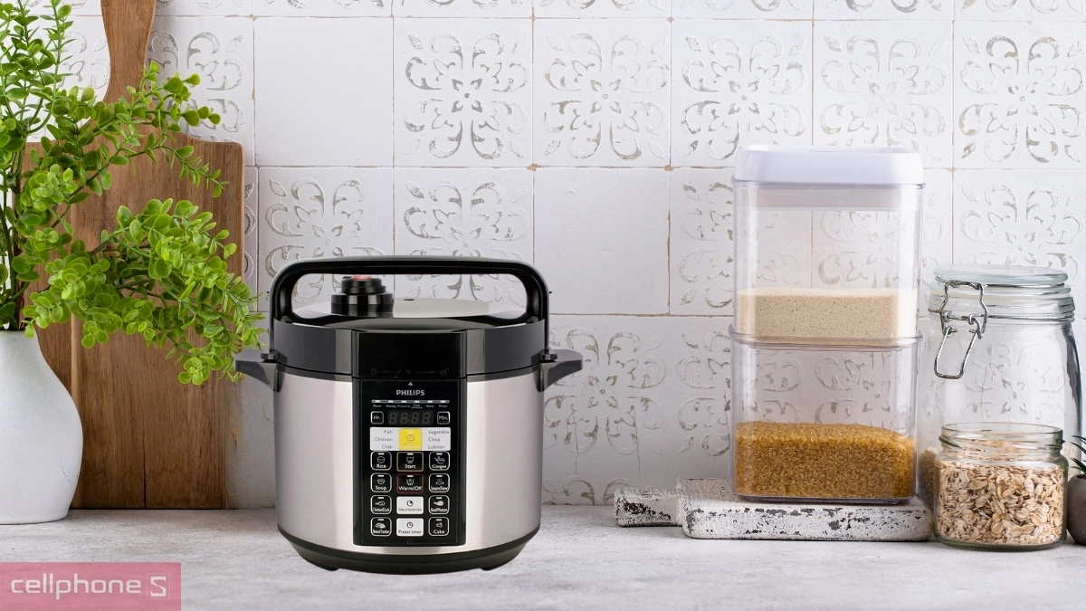 Các chế độ tự động của nồi áp suất Philips HD2136/66