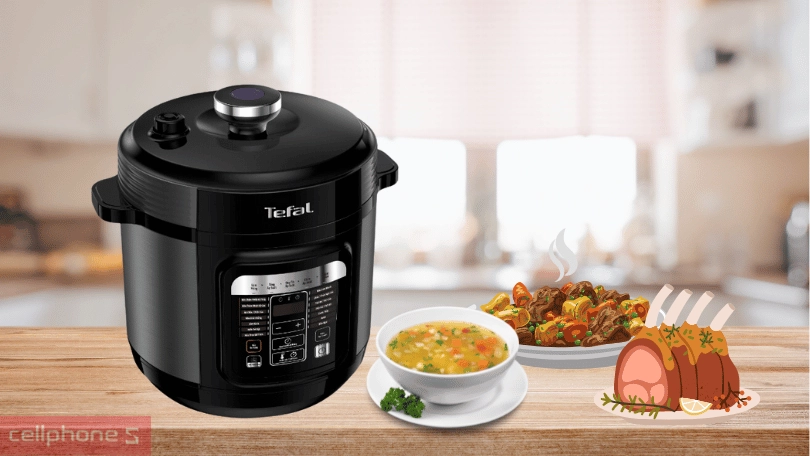 Công suất nồi áp suất đa năng Tefal Home Chef CY601868 6L