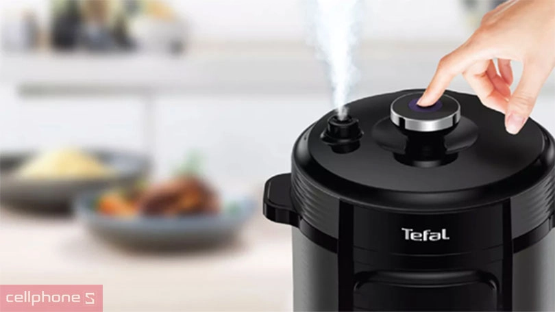Thiết kế và dung tích của nồi áp suất đa năng Tefal Home Chef CY601868 6L
