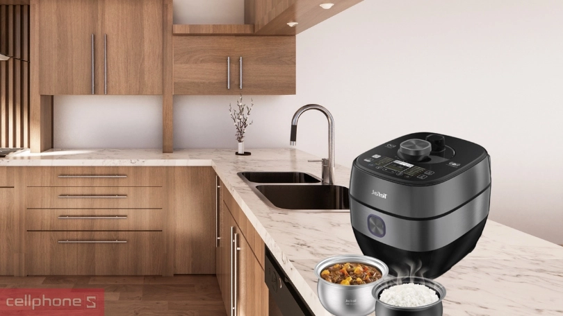 Phụ kiện nướng đa dạng đi kèm của nồi áp suất Tefal Smart Pro IH Multicooker CY638868 5L
