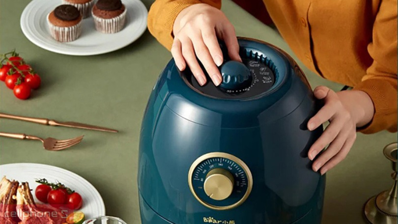 Nồi chiên không dầu Bear 3.6 lít QZG-A14D1 - Chiên nướng nhanh chóng, chế biến đa dạng