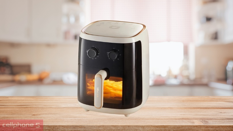 Nồi chiên không dầu Bear 5 lít QZG-F15C7 - Thiết kế trang nhã, chế biến tiện lợi