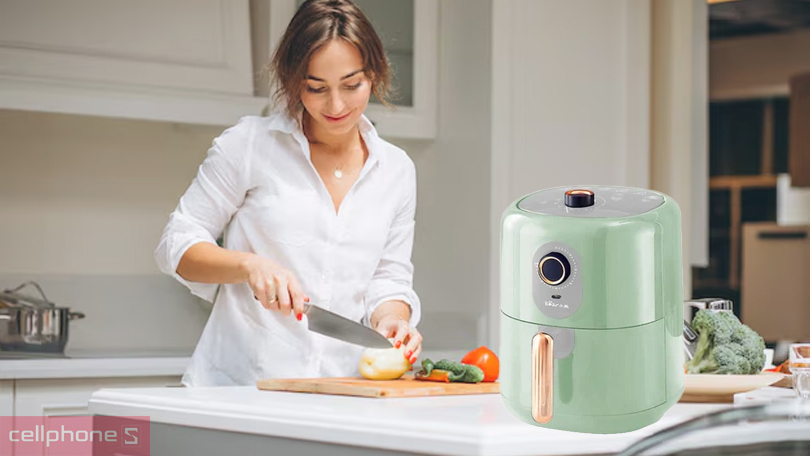 Lưu ý khí sử dụng nồi chiên không dầu Bear 3.5L QZG-B14D1