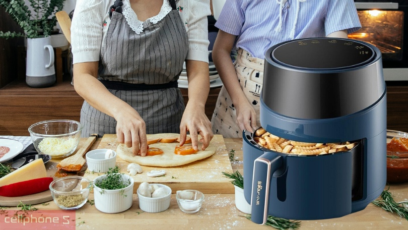 Nồi chiên không dầu Bear QZG-A15T2 4.5L - Dung tích lớn 4.5L