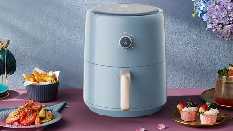 Dung tích, thiết kế nồi chiên không dầu Bear QZG-E14B5 4.6L